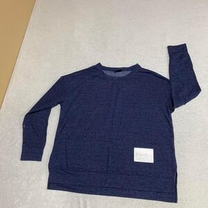 32' Head blue long sleeve sweater women Large. SKU610 #activewear #gymwear